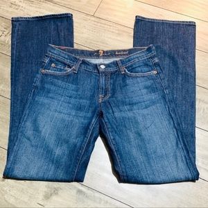 7 For All Mankind Bootcut Denim Jeans 28